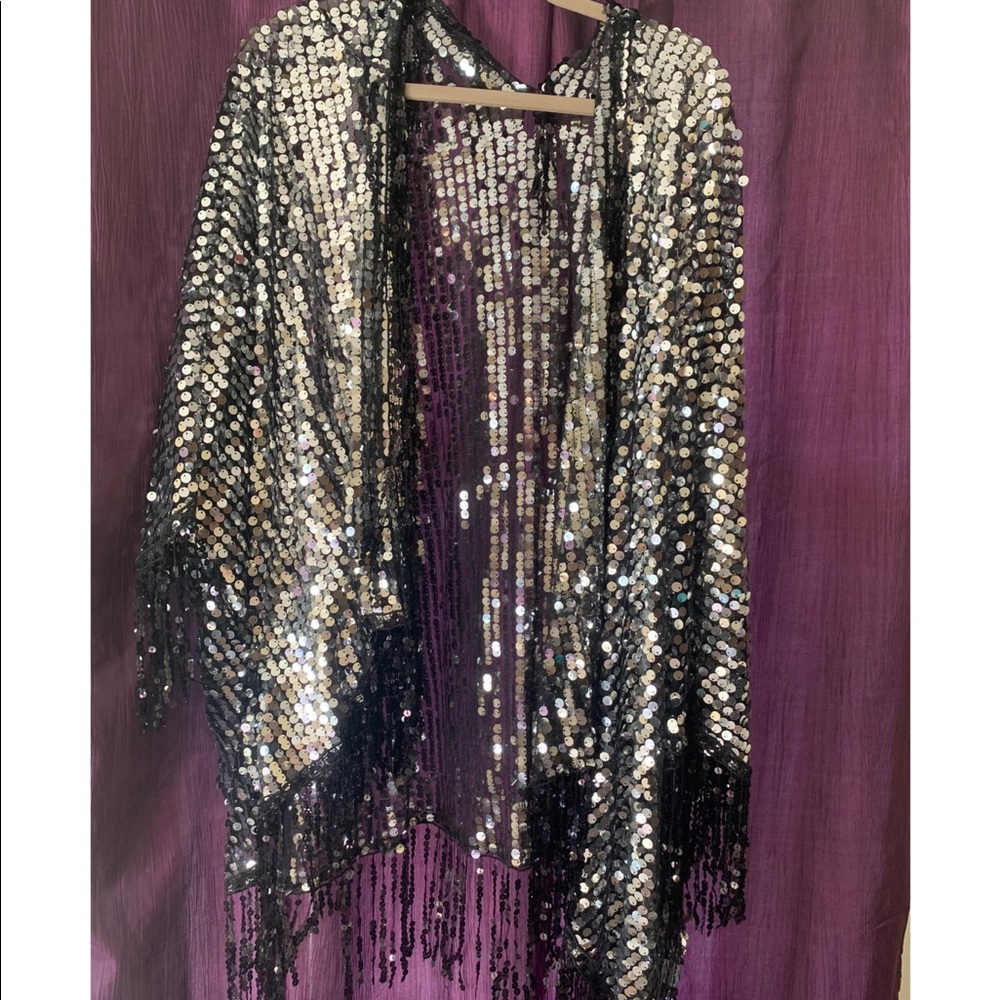 Sequin Kimono